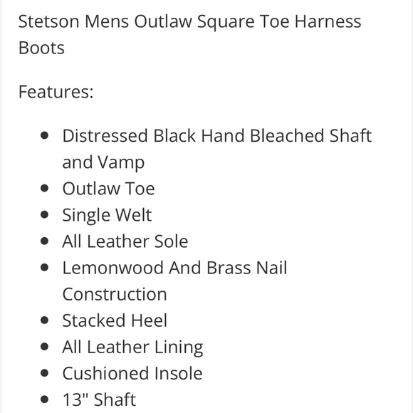 Men’s Stetson Outlaw Brown Boots in EUC - Picture 6 of 10